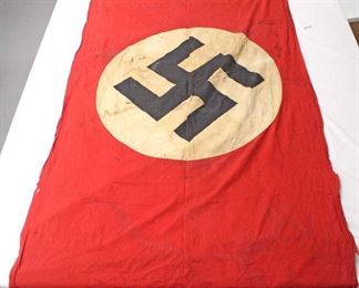 Lot 126: German Window Flag/Building Banner approximately 42”x92”