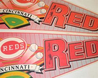 Lot 130: Pair of Cincinnati Reds Baseball Pendants Signed by Pete Rose without COA