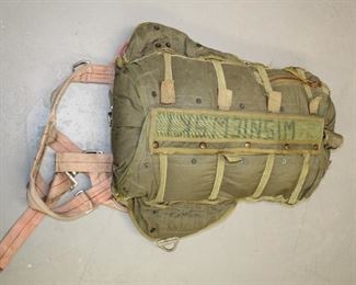Lot 131: Late 1950’s early 1960’s Military Parachute possible Air America