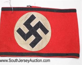 Lot 134: German Arm Band approximately 8”x5”
