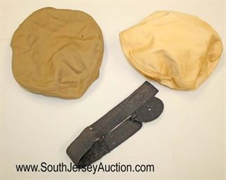 Lot 149: Lot of Personal Effects of Veteran of WWII, Korea, and Vietnam John D. McIntosh including WWII USN Officers Visor Cap, Photo of John D. McIntosh, 2 Military Photos, Front Band, and 2 Extra Hat Covers in the Original Shipping Box