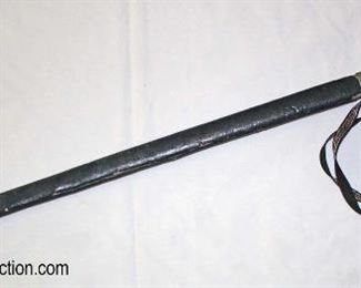 Lot 151: WWII German Officer's Sword in original found condition with original scabbard