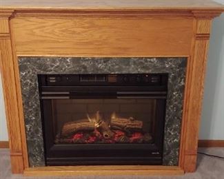 heat n glow electric fireplace--a beauty.