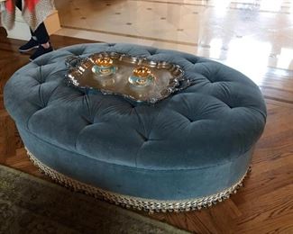 Upholstered poof / ottoman