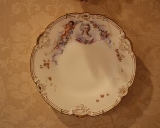 Sevres Ovington Brothers hand painted plates