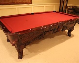 Billiard table Renaissance by Charles  A. Porter