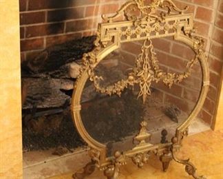 Bronze French style firescreen