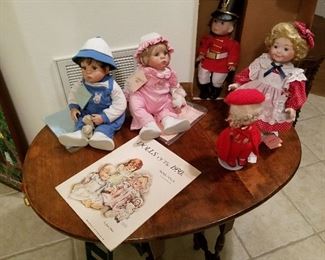 Gumdrop Boy & Girl (A Boots Tyner Original/Vintage Numbered Edition),  Middleton 1989 Christmas Angel, Kingstate Doll, Paper Dolls of the 1930s