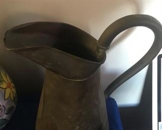 Brass pitcher