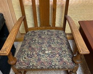 Antique chairs (His & Hers) This one is a rocker