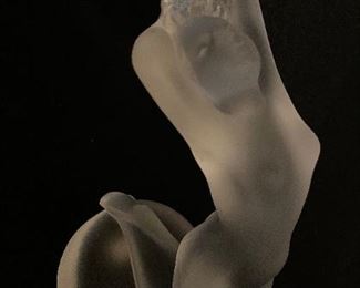 Lalique signed figure