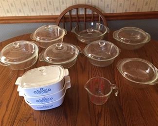 Vintage Pyrex and Corningware