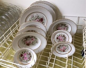 Royal Jackson by Vogue Ceramic Industries. 3 plates, 4 soup/cereal bowls, 2 saucers, 1 fruit bowl