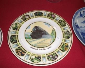 Missouri Pacific Lines dinner plate