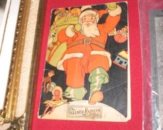 art deco lithographed childrens Christmas book