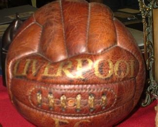 Liverpool F.C. rugby ball c.1930