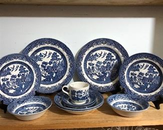 Churchill Blue Willow Dishes