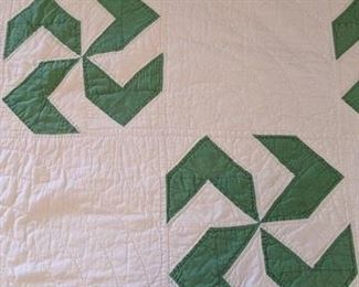 close up of Pinwheel quilt