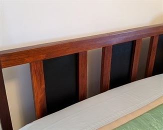 Founders Furniture MCM/Modernist  head board- King size. Two twins side by side.