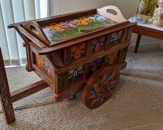 Serving cart from Costa Rica