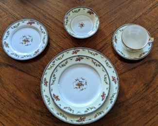 Vintage Haviland Limoges porcelain china made for Carson Crockery Co. 45 pieces