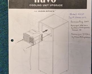 Cooling unit Nuvo for wine storage