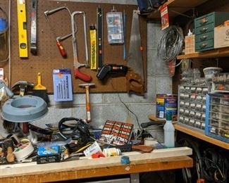 Lots of  name brand tools and hardware