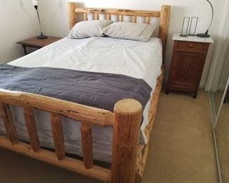 Queen Size Lodgepole Bed with Side Rail
