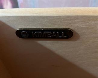 #13		Kimball Oak Armoire/Entry. Center w/slide-back doors & 5 drawers  41x22x75	 $75.00 
