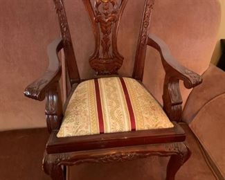 #26		Kids Wood 20" Tall Empire Chair	 $60.00 
