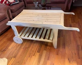 #30 Blonde Tea Cart 24x48x22 $50.00