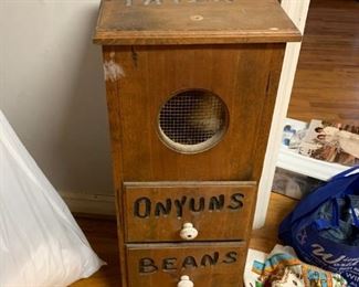 #35		Tater & Onion Bin  12x10x27	 $25.00 
