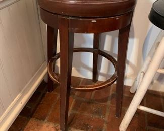 #37		Swivel Leather type Bar Stool   26" High	 $30.00 
