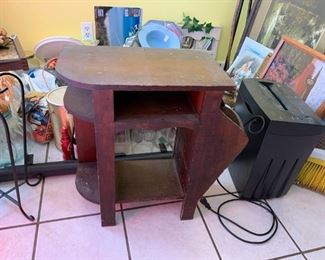 #54		Magazine End Table hand-made  22x11x23	 $20.00 
