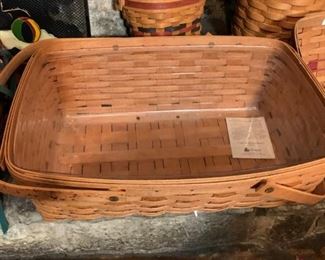 #89		Longaberger Large Gathering Basket 12513	 $45.00 
