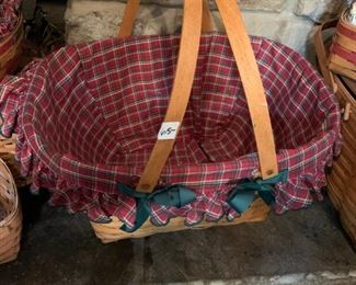 #92		Longaberger Double Handled w/Liner 17" Tall	 $65.00 
