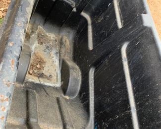 #98	outside	rubbermade dump cart HEAVY 	 $200.00 
