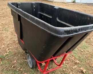 #98	outside	rubbermade dump cart HEAVY 	 $200.00 
