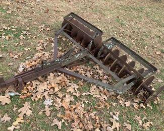 #100	outside	tractor disk  as is 	 $150.00 
