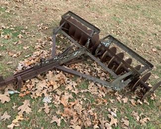 #100	outside	tractor disk  as is 	 $150.00 
