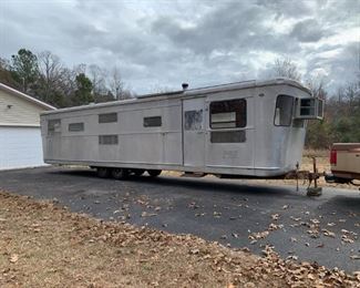 #101	outside	1954 Spartan as is travel trailer with 1 bedroom, bath, kitchen, ac and heat	 $6,500.00 
