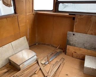 #101	outside	1954 Spartan as is travel trailer with 1 bedroom, bath, kitchen, ac and heat	 $6,500.00 
