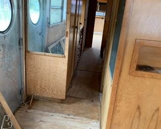 #101	outside	1954 Spartan as is travel trailer with 1 bedroom, bath, kitchen, ac and heat	 $6,500.00 
