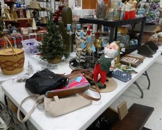 Purses, holiday items, misc.