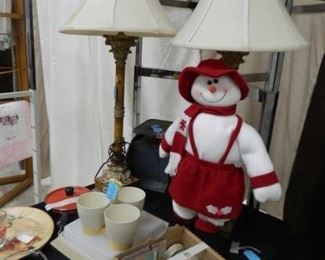 Lamps, holiday, Tupperware