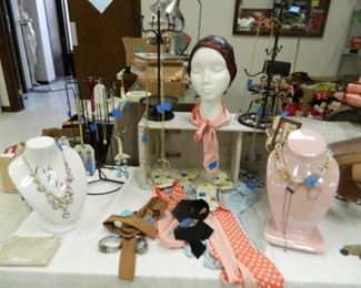 Scarves, jewelry