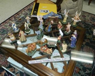 Thomas Kincade Nativity w/original boxes