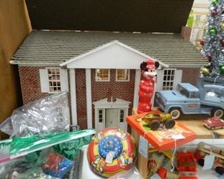 Front of handmade doll house