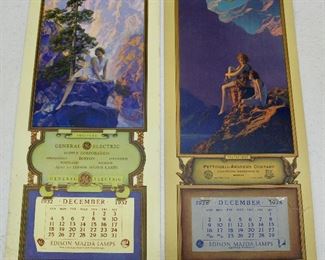 Maxfield Parrish calendars