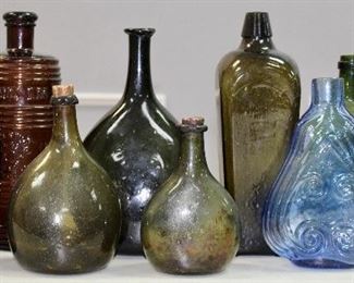 Early blown & other bottles